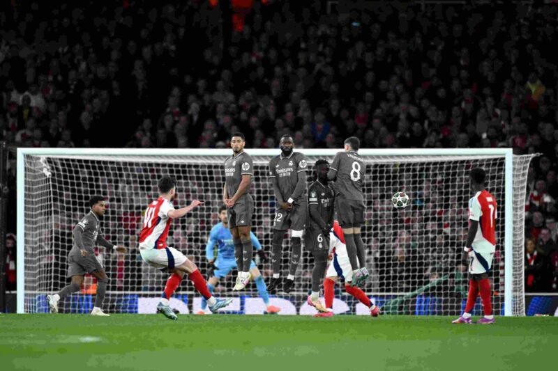 Déclan Rice : Le Magicien d'Arsenal Écrase le Real Madrid en Quarts de Finale