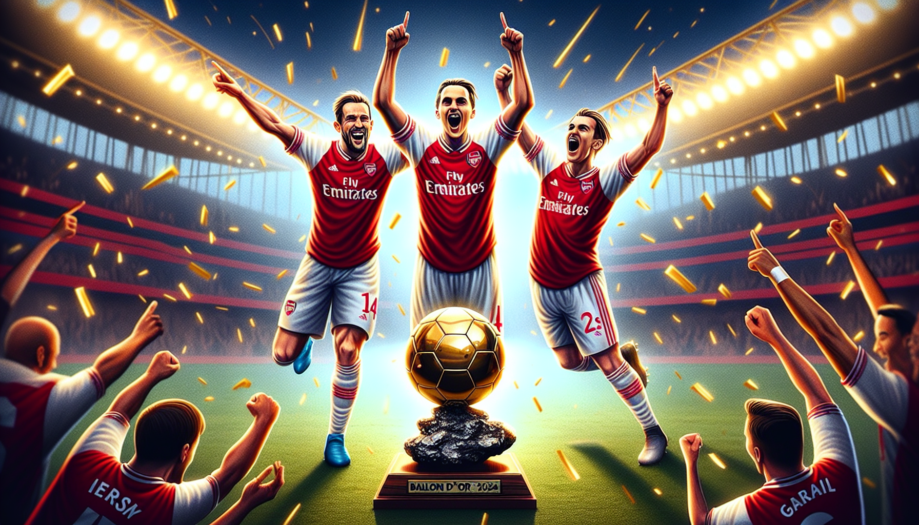 Arsenal Fait Forte Impression avec Quatre Nominations au Ballon d'Or 2024